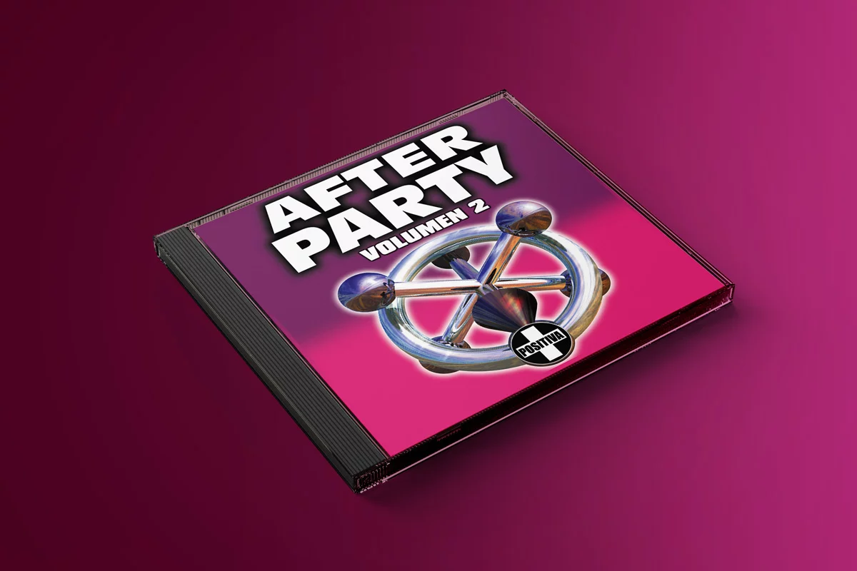 CD After Party Volumen 2 mockup Clubflyer Agencia Creativa
