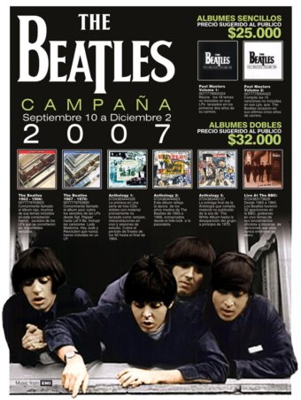 Afiches y Material POP The Beatles Clubflyer Agencia Creativa Square