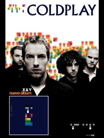 Afiche Coldplay X&Y Clubflyer Agencia Creativa Square