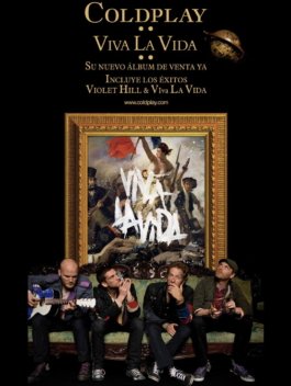 Afiche Coldplay Viva La Vida Clubflyer Agencia Creativa Square