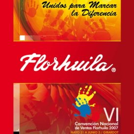Afiche Convención Florhuila Clubflyer Agencia Creativa Square