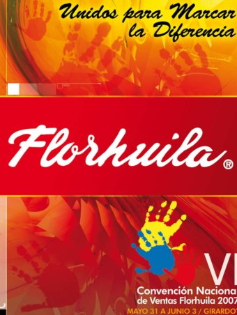 Afiche Convención Florhuila Clubflyer Agencia Creativa Square