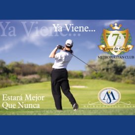 Afiche Copa de Golf Metropolitan Club Clubflyer Agencia Creativa Square