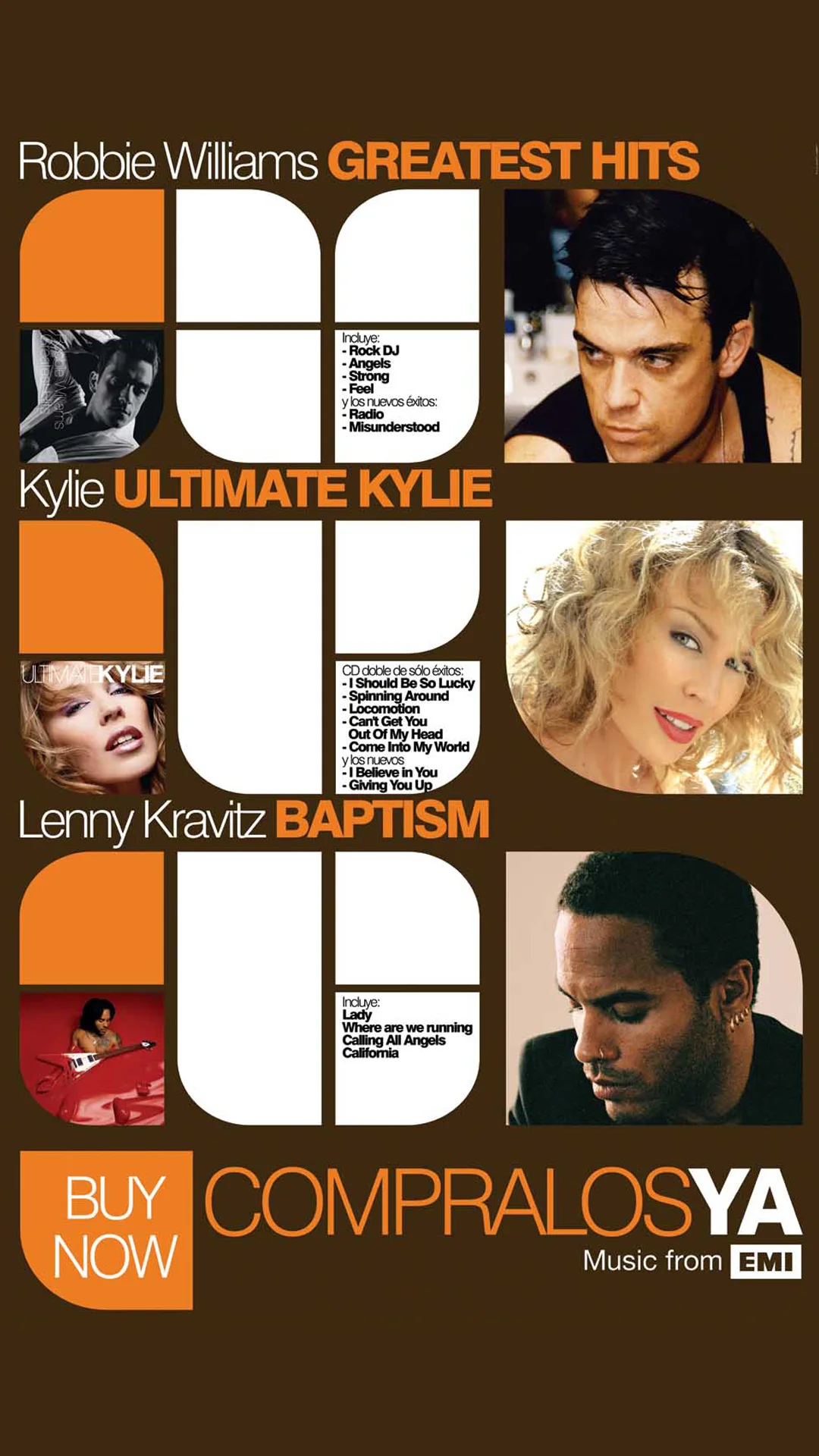 Afiche Emi Music Exitos Clubflyer Agencia Creativa