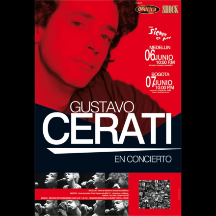 Flyer Gustavo Cerati
